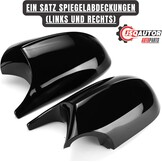 Glanzend Zwarte Spiegelkappen BMW 3 Serie E90-E93 LCI | 29% Korting