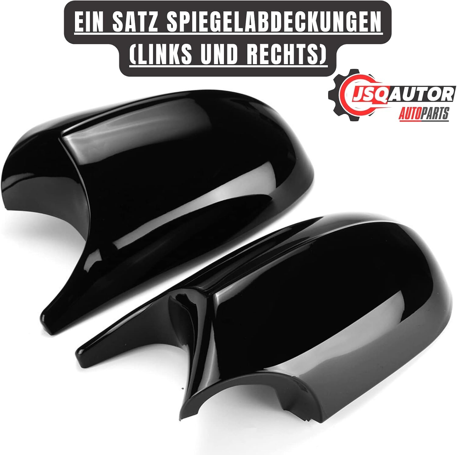 Glanzend Zwarte Spiegelkappen BMW 3 Serie E90-E93 LCI | 29% Korting