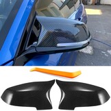 Glanzend Zwarte Spiegelkappen BMW 3 Serie E90-E93 LCI | 29% Korting