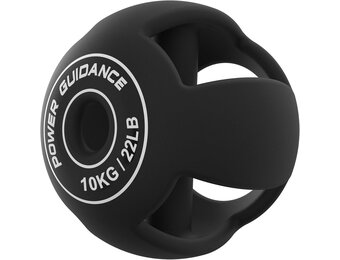 Spherebell 10KG Zwart - Gewrichtsvriendelijk & Grip Kracht