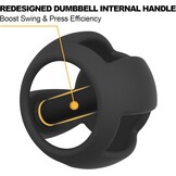 Spherebell 10KG Zwart - Gewrichtsvriendelijk & Grip Kracht