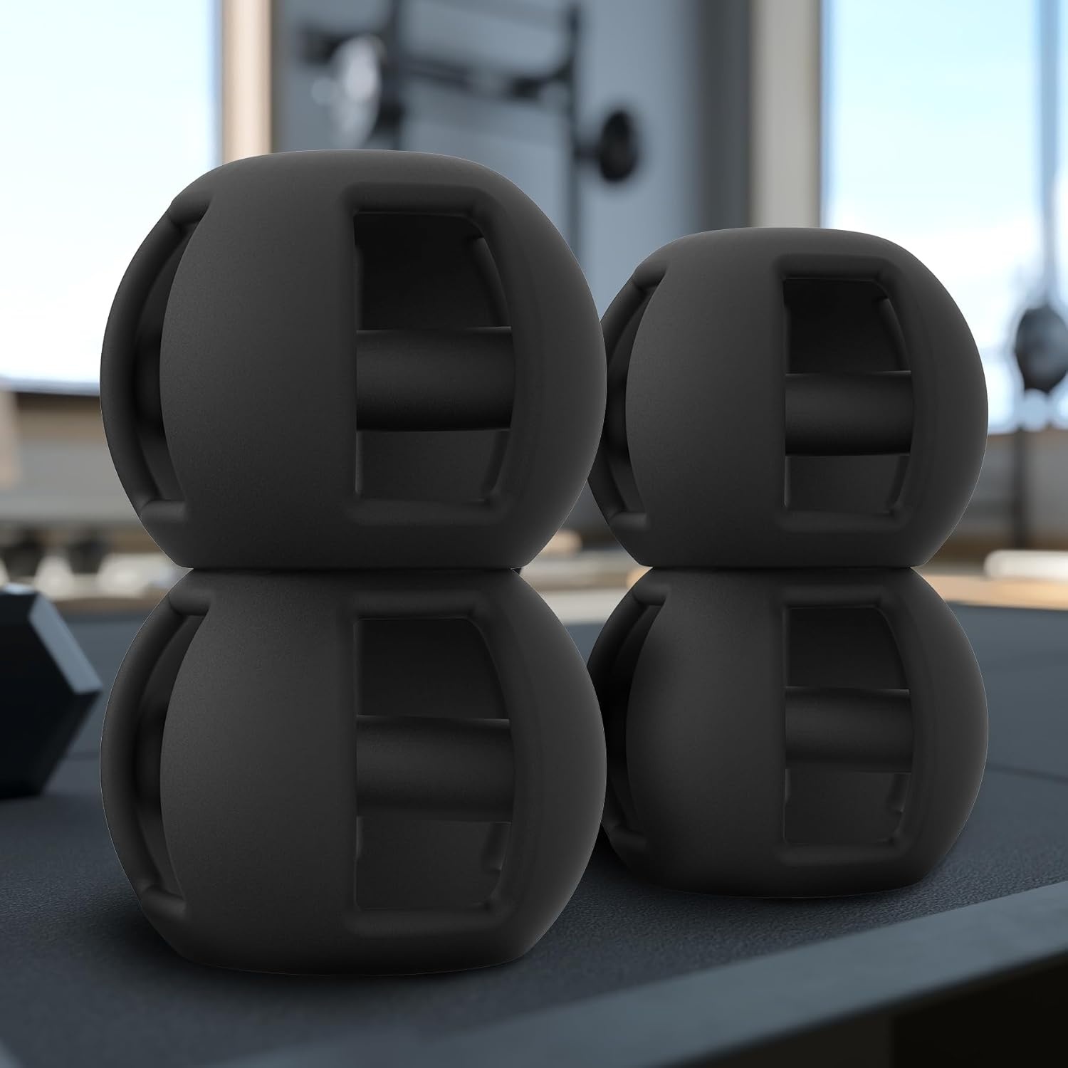 Spherebell 10KG Zwart - Gewrichtsvriendelijk & Grip Kracht