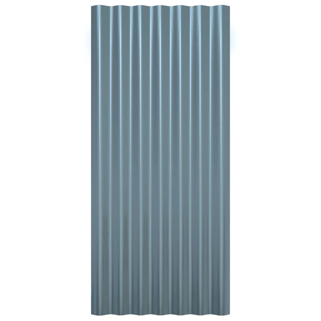 36x Dakpanelen Staal Gep. 80x36cm Grijs - 34% Korting!