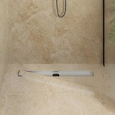 Moderne Doucheafvoer 2-in-1 met Sifon Zilver 80 cm - 34% Korting