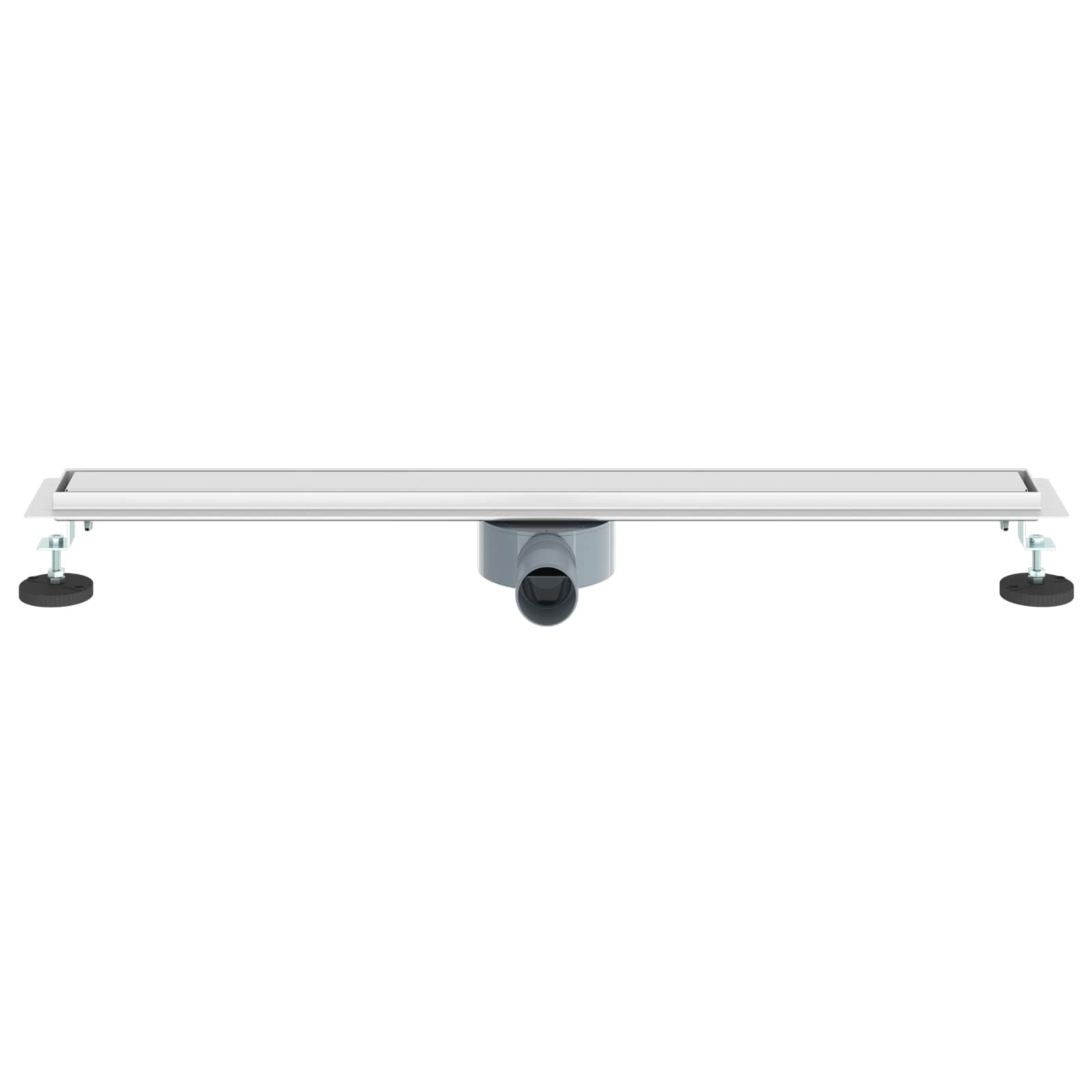 Moderne Doucheafvoer 2-in-1 met Sifon Zilver 80 cm - 34% Korting