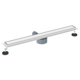 Moderne Doucheafvoer 2-in-1 met Sifon Zilver 80 cm - 34% Korting