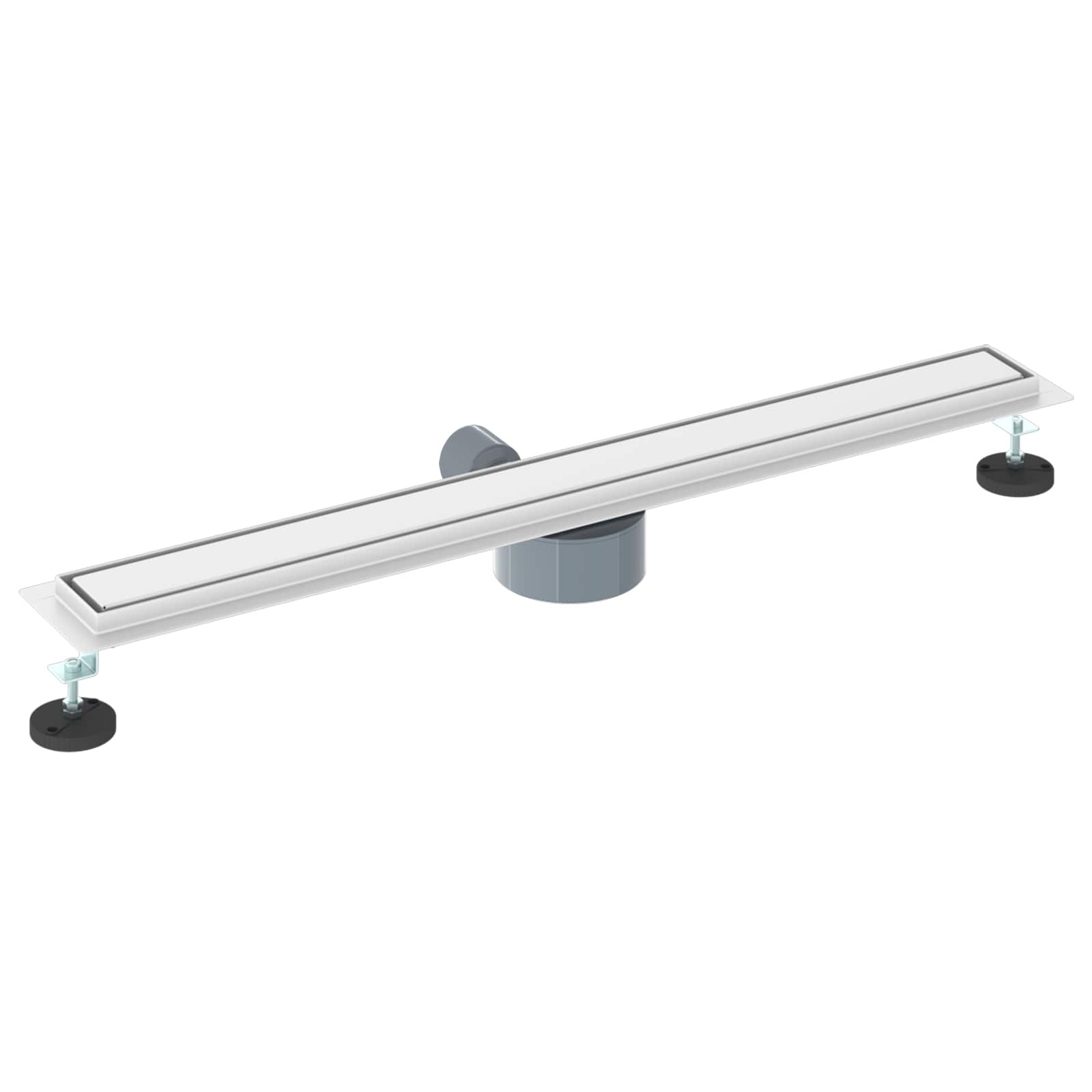Moderne Doucheafvoer 2-in-1 met Sifon Zilver 80 cm - 34% Korting