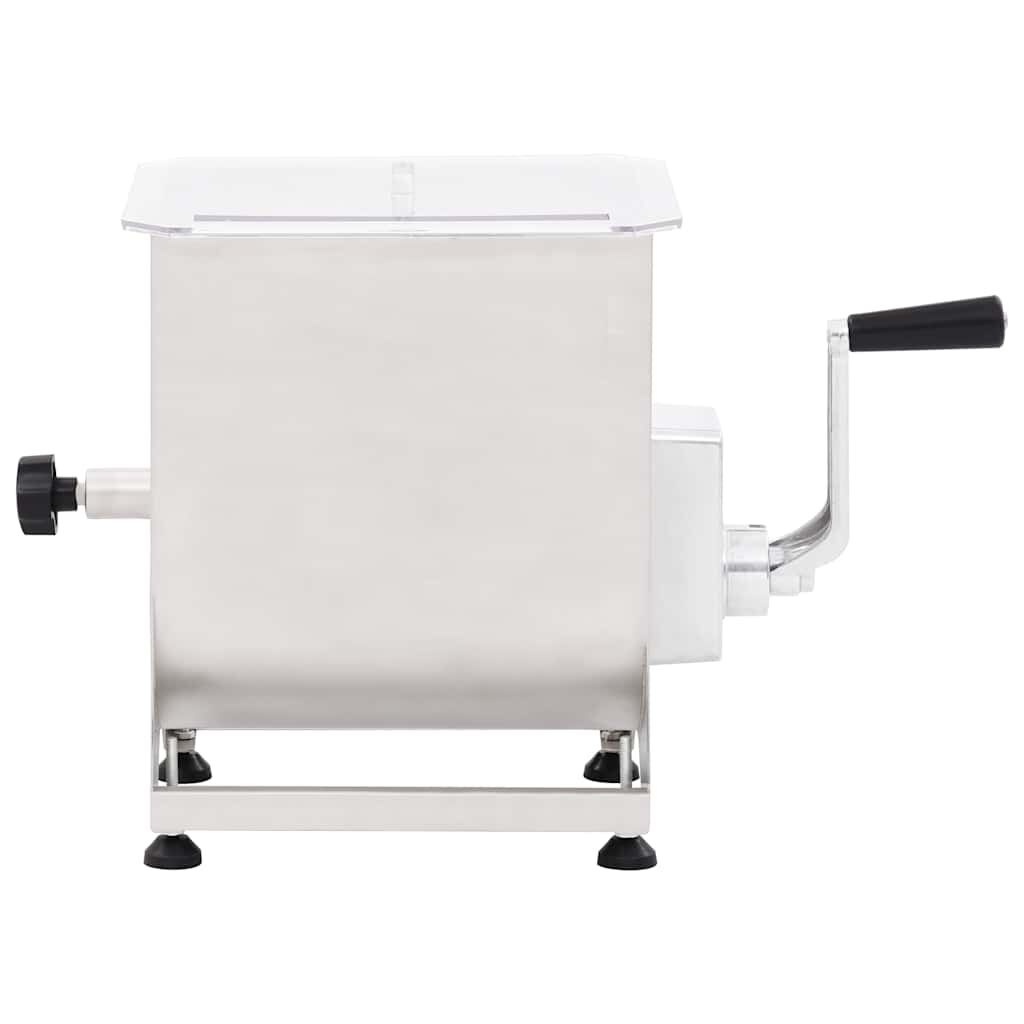 Roestvrijstalen Vleesmixer 20 kg met Bak - 35% Korting