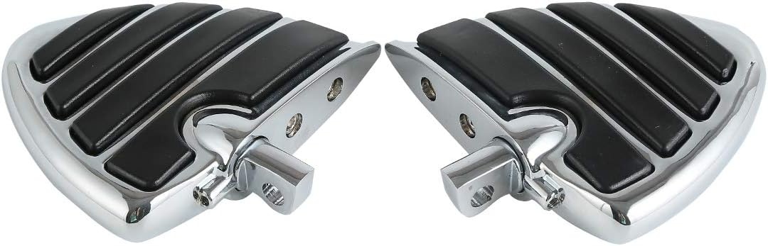 Motor Voetsteunen Harley Davidson - Chroom/Zwart - 29% Korting