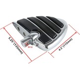 Motor Voetsteunen Harley Davidson - Chroom/Zwart - 29% Korting
