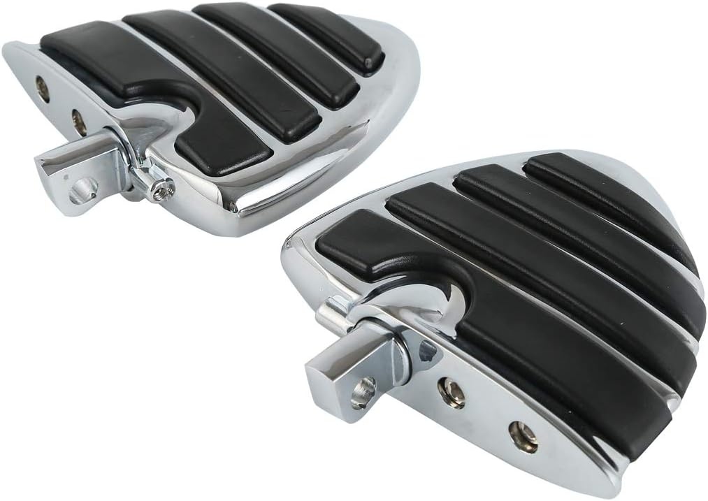 Motor Voetsteunen Harley Davidson - Chroom/Zwart - 29% Korting