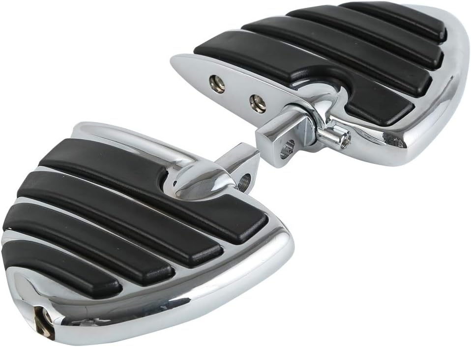 Motor Voetsteunen Harley Davidson - Chroom/Zwart - 29% Korting