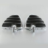 Motor Voetsteunen Harley Davidson - Chroom/Zwart - 29% Korting