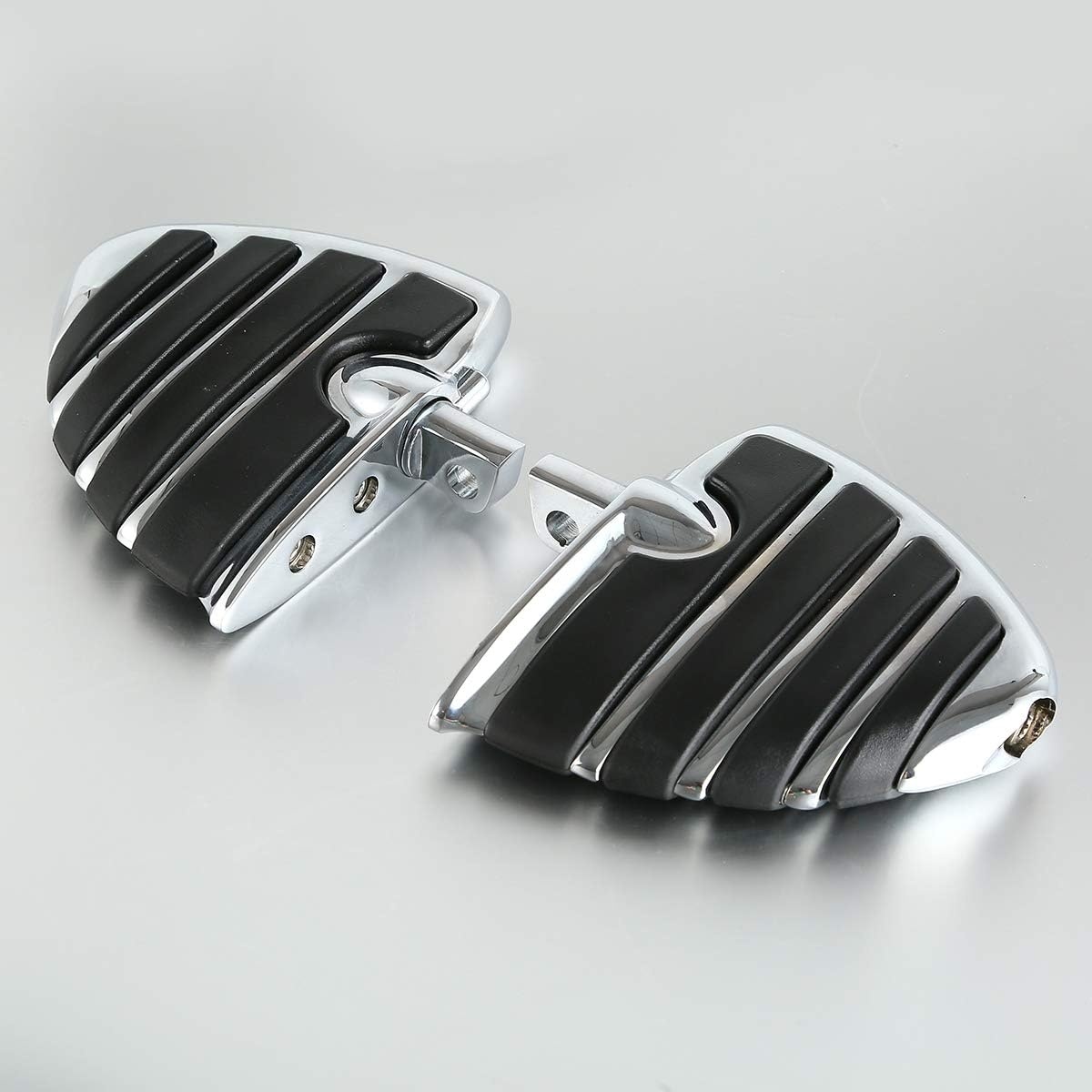 Motor Voetsteunen Harley Davidson - Chroom/Zwart - 29% Korting