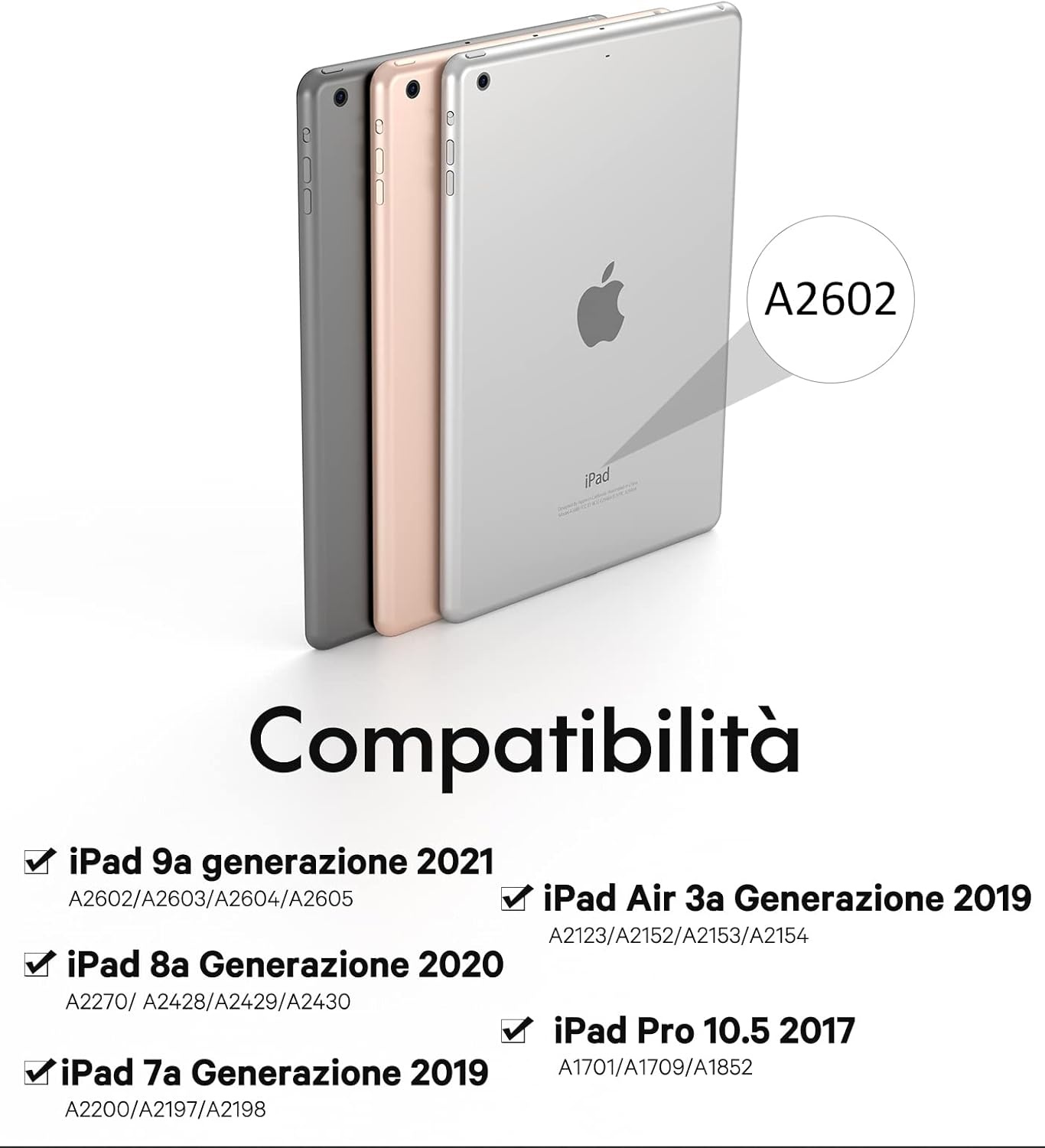 iPad Toetsenbord Hoes met Touchpad - Zwart - 33% Korting