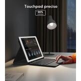 iPad Toetsenbord Hoes met Touchpad - Zwart - 33% Korting