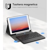 iPad Toetsenbord Hoes met Touchpad - Zwart - 33% Korting