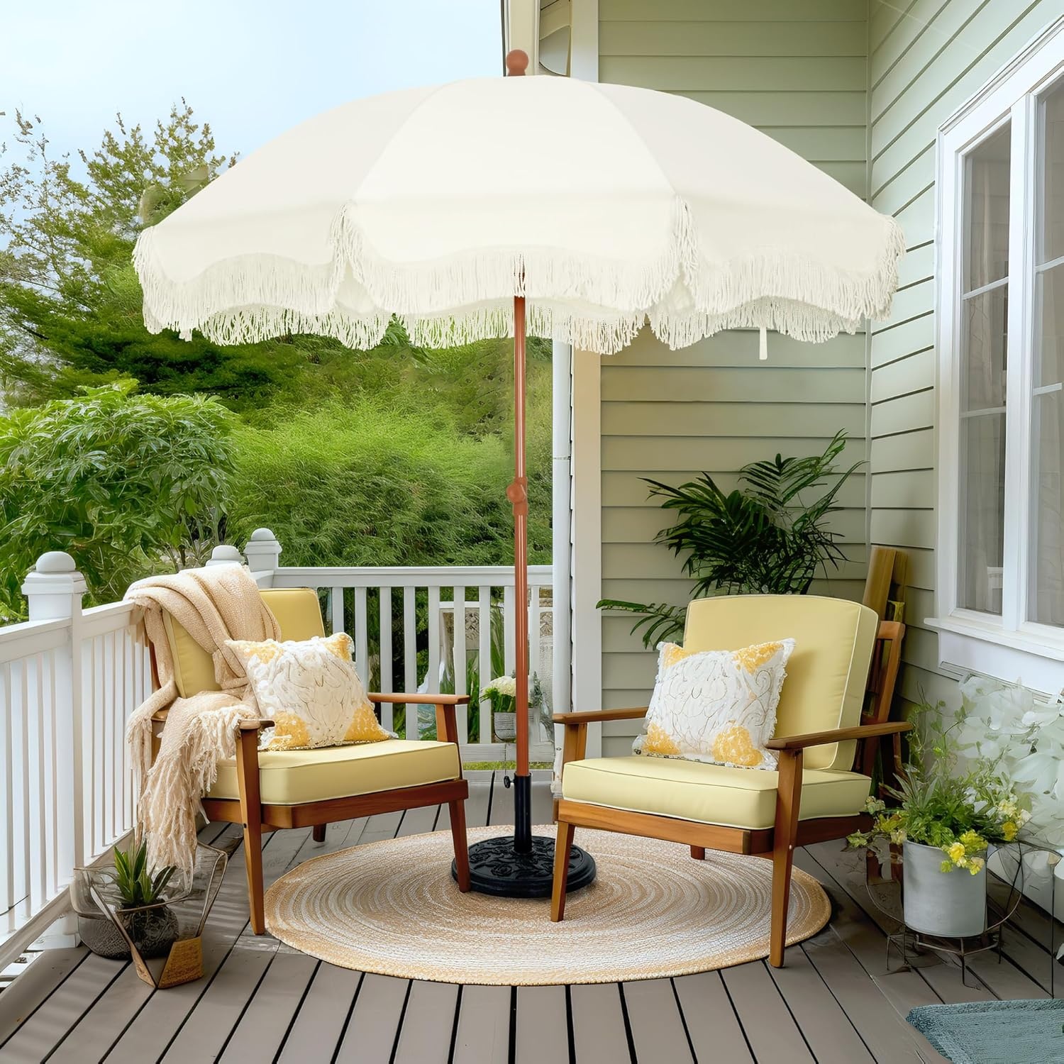 Parasol 2m UV 50+ - Strand, Tuin, Terras - Waterdicht & Robuust - 29% Korting!