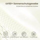 Parasol 2m UV 50+ - Strand, Tuin, Terras - Waterdicht & Robuust - 29% Korting!