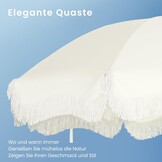 Parasol 2m UV 50+ - Strand, Tuin, Terras - Waterdicht & Robuust - 29% Korting!