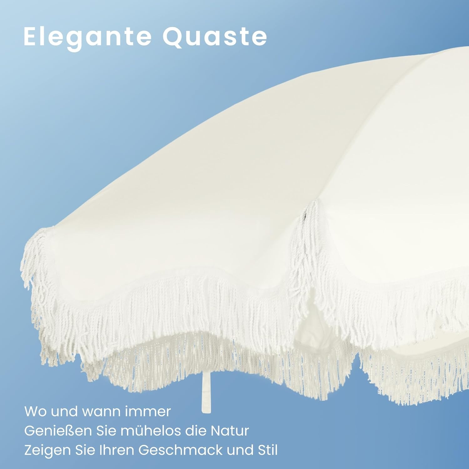Parasol 2m UV 50+ - Strand, Tuin, Terras - Waterdicht & Robuust - 29% Korting!