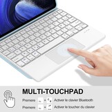 AZERTY Toetsenbordhoes Hemelsblauw voor Xiaomi Pad 6/6 Pro met Trackpad (74% Korting)