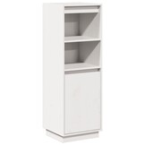 Hoge Kast Grenenhout Wit - 34% Korting