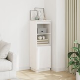 Hoge Kast Grenenhout Wit - 34% Korting