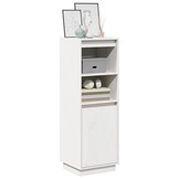 Hoge Kast Grenenhout Wit - 34% Korting