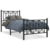 Metaal Bedframe Zwart 80x200 cm - 34% Korting