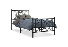 Metaal Bedframe Zwart 80x200 cm - 34% Korting