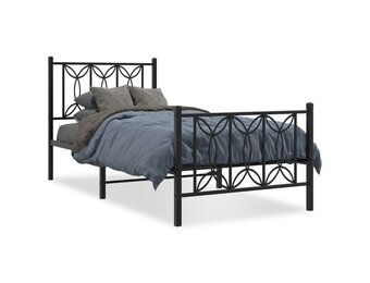 Metaal Bedframe Zwart 80x200 cm - 34% Korting