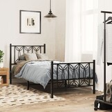 Metaal Bedframe Zwart 80x200 cm - 34% Korting