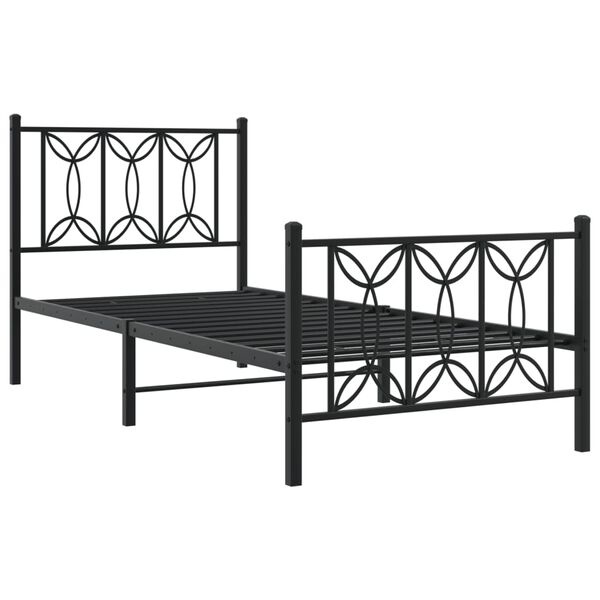 Metaal Bedframe Zwart 80x200 cm - 34% Korting