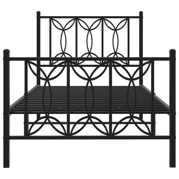 Metaal Bedframe Zwart 80x200 cm - 34% Korting