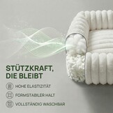 Zacht Hondenkussen L 92x69x20cm Wit - Pluche & Gesneden Schuim Vulling - 29% Korting