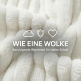 Zacht Hondenkussen L 92x69x20cm Wit - Pluche & Gesneden Schuim Vulling - 29% Korting