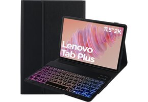 Tablet Toetsenbord Hoes - Lenovo Tab Plus TB351FU (11,5") - QWERTZ - 7 Kleuren Verlichting - 29% Korting