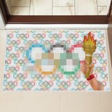 Deurmat Polyester 73x44 cm - Antislip & Vochtabsorberend (71% korting)