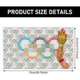 Deurmat Polyester 73x44 cm - Antislip & Vochtabsorberend (71% korting)