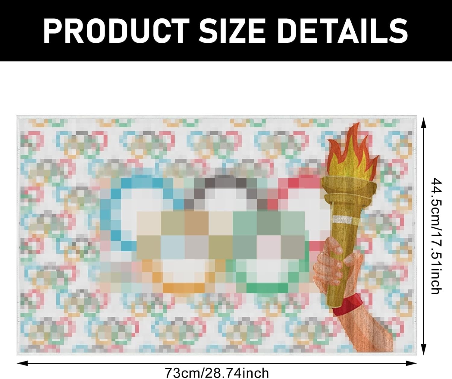 Deurmat Polyester 73x44 cm - Antislip & Vochtabsorberend (71% korting)