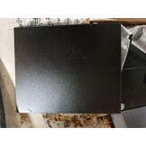 Zwarte Wastafelkast 100 cm - Bewerkte Hout - 53% Korting
