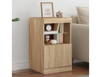 Dressoir met LED-verlichting - Sonoma Eikenkleurig - 34% Korting!