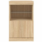 Dressoir met LED-verlichting - Sonoma Eikenkleurig - 34% Korting!
