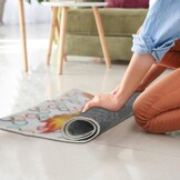 Antislip Deurmat 73x44 cm Polyester - Vuil & Vocht Absorberend - 71% Korting