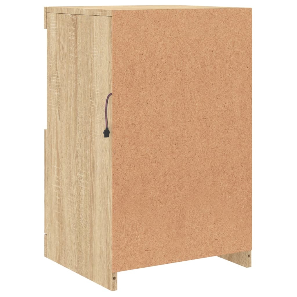 Dressoir met LED-verlichting - Sonoma Eikenkleurig - 34% Korting!