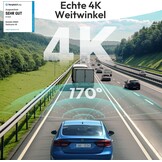 Dubbele Dashcam 4K met GPS & WiFi - 30% Korting