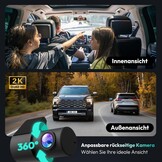 Dubbele Dashcam 4K met GPS & WiFi - 30% Korting
