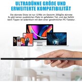 Opvouwbaar QWERTZ Toetsenbord - Ultra-Dun Draadloos Bluetooth 5.1 met Numeriek Toetsenblok