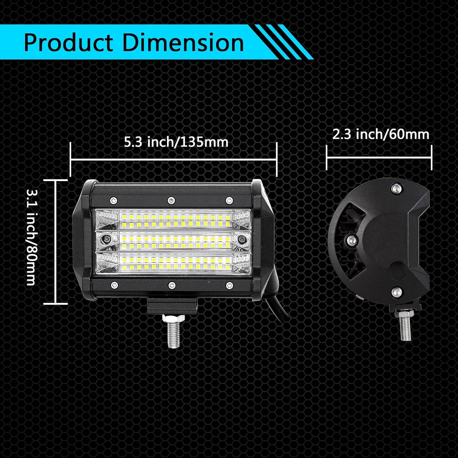 LED Werklampen Set (2 stuks) 29% Korting!
